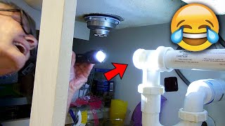 Help An Elderly Neighbor With A Kitchen Plumbing Problem? (Hell Yeah!)