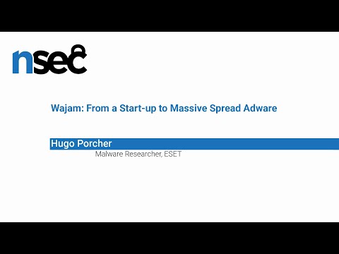 Hugo Porcher – Wajam: From a Start-up to Massive Spread Adware