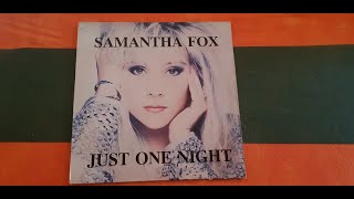 SAMANTHA FOX.&#39;&#39;JUST ONE NIGHT.&#39;&#39;.(WHAT YOU SEE IS WHAT YOU GET.)(12&#39;&#39; LP.)(1991.)