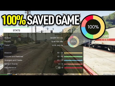 How to Install 100% Save Game for GTA 5 in 2024 (100% Completion Saved File)