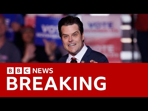 Video | Matt Gaetz withdraws as Donald Trump's nominee for US attorney general | BBC News