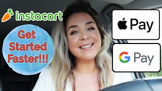 How to use Instacart Apple or Google Pay  | Shop Without a Payment Card