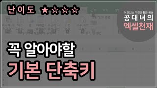 꼭 알아야할 엑셀 기본 단축키 (단축키 꿀팁)