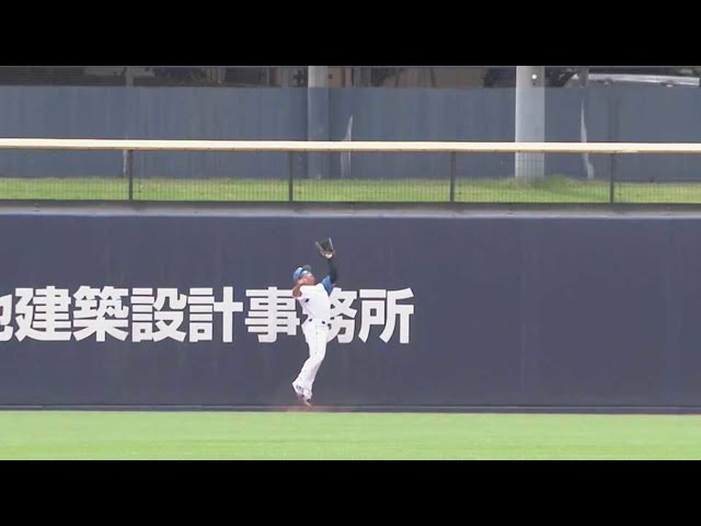 【ファーム】ファイターズ・樋口龍之介がいきなりのファインプレー!! 2022年7月3日 北海道日本ハムファイターズ 対 福岡ソフトバンクホークス
