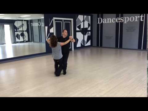 Slow waltz Open telemark, double reverse turn