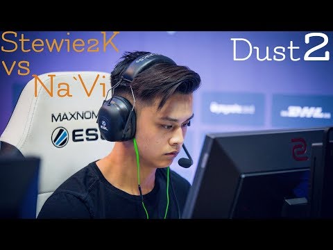 Stewie2K vs Na`Vi POV Demo | Stewie2K против  Na`Vi от первого лица de_dust2