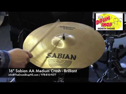 Sabian AA Medium Crash 16" - The Drum Shop North Shore