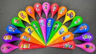Paw Patrol Clay & Slime Coloring ASMR 🌈 Ryder, Chase, Marshall, Skye, Rubble, Everest DIY