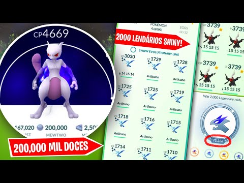 A CONTA COM 2000 POKÉMON LENDÁRIOS SHINY - MANIACOS DO GO #1