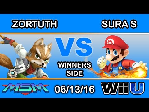 MSM 54 - UCLA | Zortuth (Fox) Vs. Sura S (Mario) Winners Side - Smash Wii U