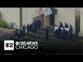 Chicago Police Officer Luis Huesca's remains escorted to funeral home