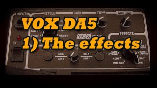 Video thumbnail for Vox da5 review, the effects (the end!) - L'ampli Vox DA5 : les effets, red button to subscribe by 🎸Phenix Returns 🔥