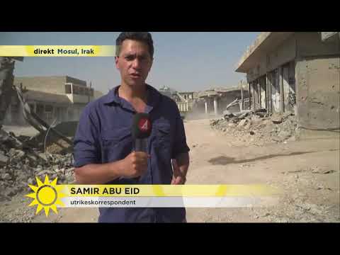 Samir Abu Eid i Mosul: "Väldigt svår livssituation" - Nyhetsmorgon (TV4)