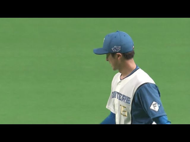 【2回表】ファイターズ・上沢直之 一打先制のピンチを迎えるも無失点に抑える!! 2022年5月14日 北海道日本ハムファイターズ 対 福岡ソフトバンクホークス