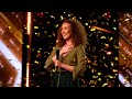 Greatest Showman Singer Loren Allred Gets Amanda S GOLDEN BUZZER With Hit Song Never Enough