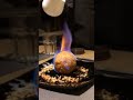 Flameado Fried Ice Cream On Fire Flame Dessert Icecream Shorts Valentinesday Foodlover