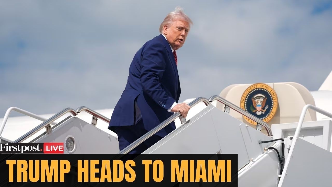 Trump LIVE: US President Donald Trump Departs for Miami to Address Future Investment Initiative