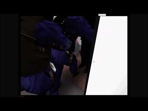 SWAT 3 gameplay -- Airplane custom map. 8 AI squad clear the plane... CHAOTICALLY! He he he