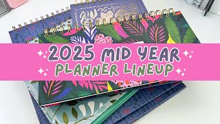 2025 mid year planner lineup! | everyday carry, social media, meal planning