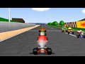 Mario Kart 64 150cc Mushroom Cup Mario Gameplay