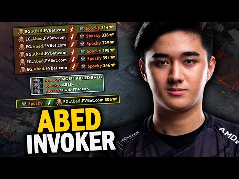 TINKER IS VERY EXCITED WHEN FACING ABED INVOKER - CRAZY INVOKER GAMEPLAY by EG.ABED | Dota 2 Invoker