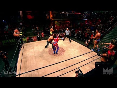 Lucha Underground 7/8/15: Atómicos Tag Team Match - FULL MATCH