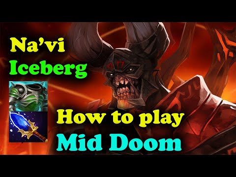 Na'vi Iceberg Mid Doom against EG.Cr1t Mid Earth Spirit How to play Dota 2 Doom Pro Players Gameplay