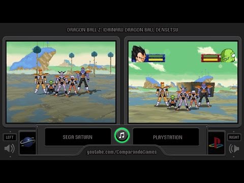 Dragon Ball Z: Legends (Sega Saturn vs Playstation) Side by Side Comparison
