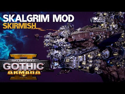 4x Space Hulk - HULK SMASH | Skalgrim Mod Skirmish | Battlefleet Gothic: Armada 2