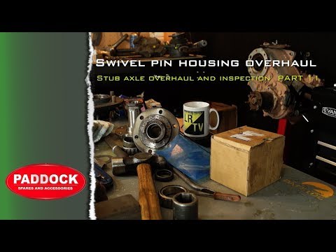 Land Rover stub axle overhaul - section B