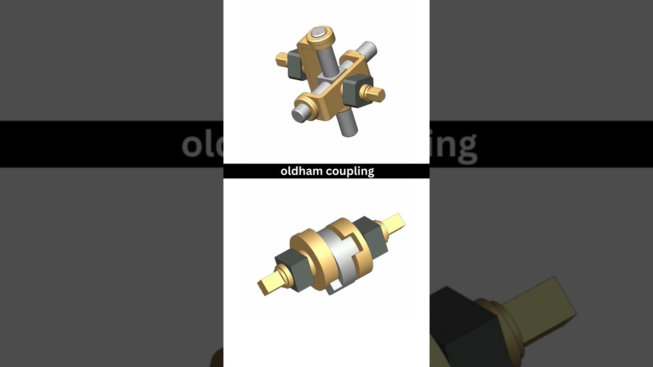Oldham Coupling 📌 #3dcad #mechanical #engineering #coupling #mechanism #cad #engineer #3dprinting