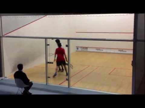Últimos momentos da final Masculina do Campeonato Nacional Absoluto de Squash 2012