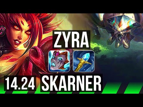 ZYRA vs SKARNER (JGL) | KR Master | 14.24