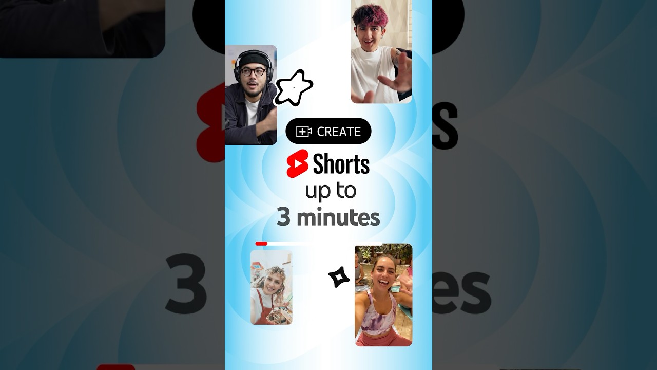 UPDATE: Create 3 Minute Shorts 📲🙌