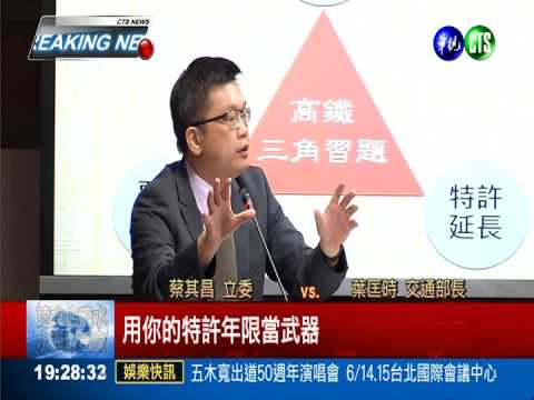 降價換特許年限 高鐵擬調回原價