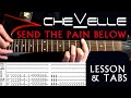 Chevelle Send The Pain Below Guitar Lesson Guitar Tabs Guitar Tutorial Guitar Chords Cover