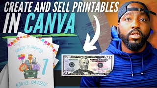 How to Create Printables in Canva to SELL ON ETSY Step by Step | Digital Product Ideas for Etsy