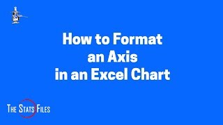 How to Format a chart Axis in an Excel Chart
