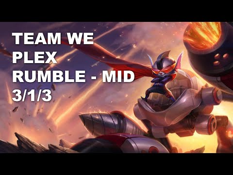 Team WE Plex Mid Rumble vs LeBlanc - KR Challenger Patch 10.8