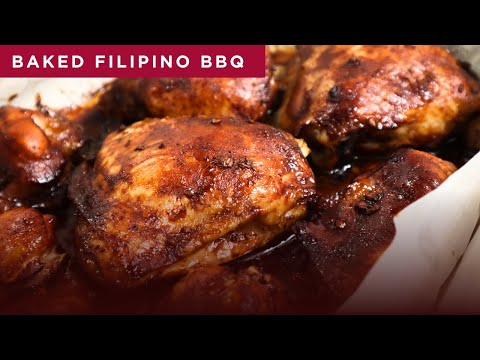 CLASSIC FILIPINO BARBECUE | HOW TO COOK FILIPINO BBQ | BAKED IN THE OVEN BBQ
