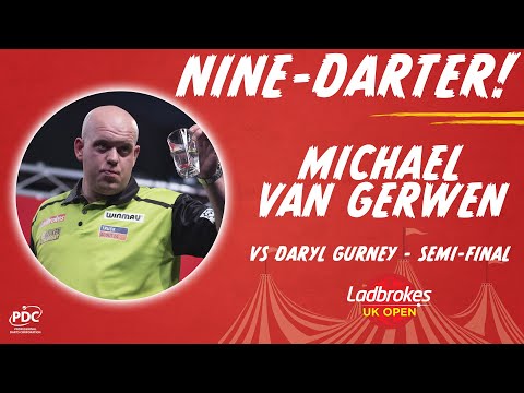 NINE-DARTER! Michael van Gerwen v Daryl Gurney - 2020 UK Open