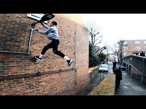 ICY street Parkour Challenges 🇬🇧
