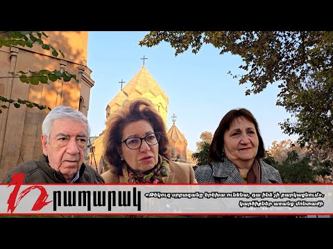 Թեկուզ սրբազանը երեխա ունենա, դա ինձ չի բարկացնում․ կարծիքներ առանց մոնտաժի