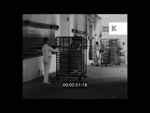 1930s, 1940s UK, Welwyn Garden City Shredded Wheat Factory