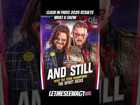 #WWE #clashinparis #results WHAT A SHOW!!!! #france #paris #wrestling  #raw #smackdown #uk