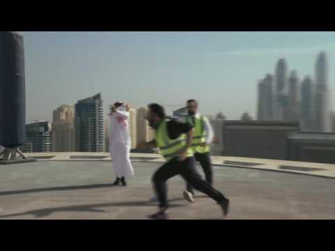 The human catapult? It was Careem stunt!