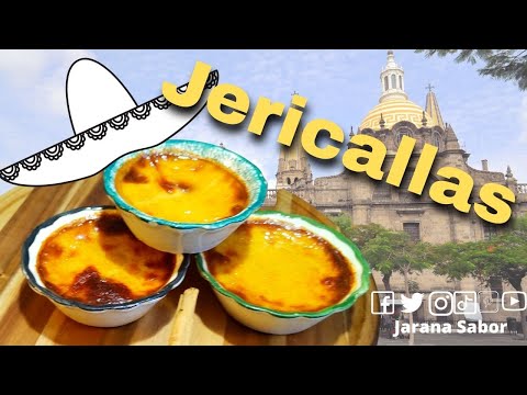 Cómo hacer Jericallas, con leche entera, postre tradicional Jalisciense......