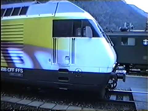 EVENING IN ERSTFELD THEN ON TO ZURICH MAIN STATION.