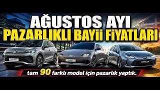 TÜM MARKALARIN PAZARLIKLI BAYİ FİYATLARI - 27 AĞUSTOS 2026