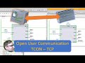 TIA Portal Open User Communication Using TCON TCP PLC PLC Communication
